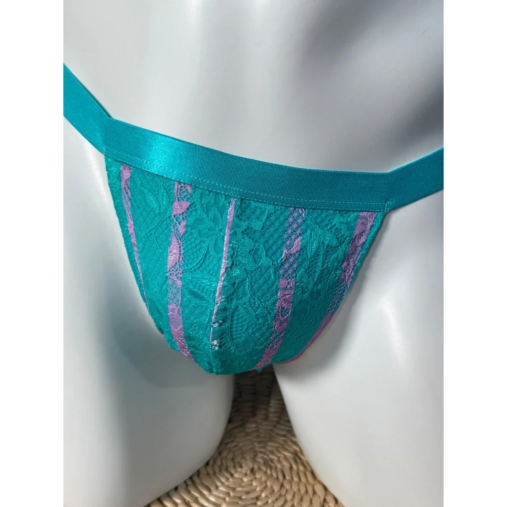 Cosabella Never Say Never Andaman Stripe Italian Lace Thong for‎ Men M